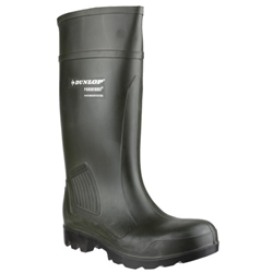 Dunlop Purofort+?Professional Full Safety Wellington Boot Green [Size UK 5/ EU 38]