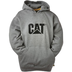Caterpillar Trademark Hooded Sweatshirt Heather Grey XL