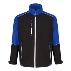 Orn 4283 Fireback Softshell Jacket Black/Royal Blue 3XL 