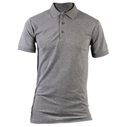 Caterpillar Essentials Polo Shirt Dark Heather Grey Small