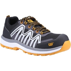 Caterpillar Charge S3 HRO SRC Safety Trainers Black/Orange [Size UK 8/ EU 42]