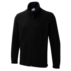 Uneek UX5 Full Zip Fleece Black Medium