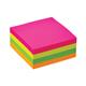 Q-Connect Quick Note Brilliant Rainbow Cube 76x76mm Neon KF10497