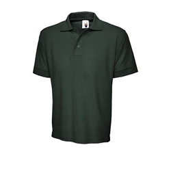 Uneek UC104 Ultimate Cotton Poloshirt Bottle Green Small