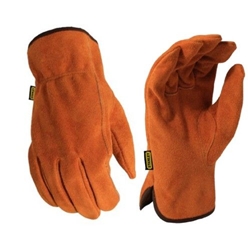 Stanley SY710L Split Leather Cowhide Gloves Light Brown