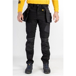 Caterpillar Stretch Pocket Trouser Black/Black 40" Short