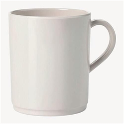 Melamine Tableware 310mL Mugs White (Pack of 12)