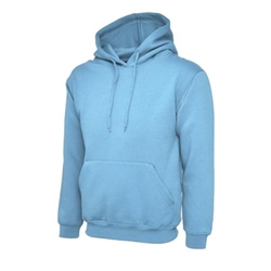 Uneek UC502 Classic Hooded Sweatshirt Sky Large