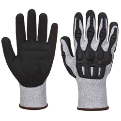 Portwest TPV Impact Cut Glove L Gry/Blk (Pack of 12)