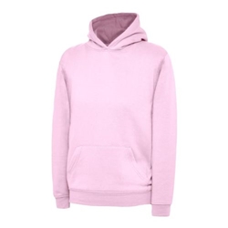 Uneek UC503 Childrens Hooded Sweatshirt Pink 2 Years