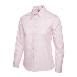 Uneek UC702 Mens Pinpoint Oxford Half Sleeve Shirt Light Blue 16.5