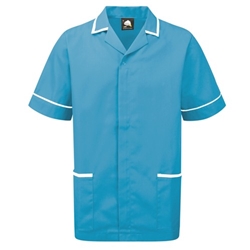 Orn 8500 Darwin Male Tunic Teal with White Trim Small