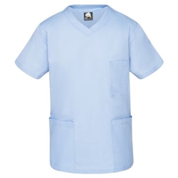 Orn 8800 Scrub Top Sky XS 