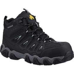 Amblers Safety AS801 Rockingham S3 WR HRO SRA Safety Hiker Boot Black [Size UK 8/ EU 42]