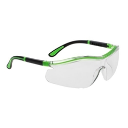 Portwest Neon Safety Spectacles Clear (Pack of 12)