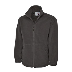 Uneek UC601 Premium Full Zip Micro Fleece Jacket Charcoal Small