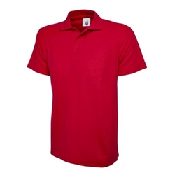Uneek UC124 Olympic Poloshirt Red Large
