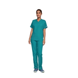 Cherokee Unisex Scrub Top Teal Blue XL CH4700/TEAL/XL
