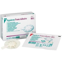 3M Tegaderm™ High Performance Foam Adhesive Dressing - 6.9 x 7.6cm - Oval - Box of 10