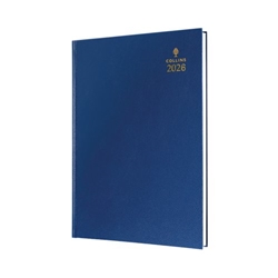 Collins A5 Desk Diary Week To View Blue 2026 35-60.26