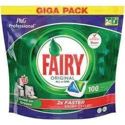 Fairy All In One Dishwasher 100 Tablets (Case of 2)