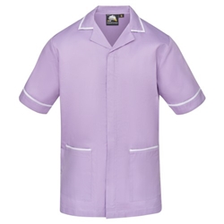 Orn 8500 Darwin Male Tunic Lilac with White Trim XL 