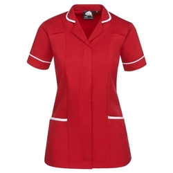 Orn 8600 Florence Classic Tunic Red with White Trim UK 18