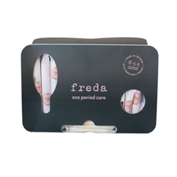 Freda Dispenser + 60 Pads/Applicator + Non Applicator Tampons Regular 2020