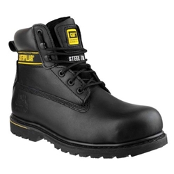 Caterpillar Holton SB E FO HRO SRC Safety Boots Black [Size UK 12/ EU 46]
