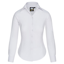 Orn 5560 Classic Oxford Long Sleeve Blouse White UK 30
