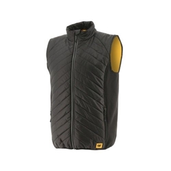 Caterpillar Trades Hybrid Body Warmer Black/Yellow 2XL