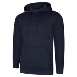 Uneek UC509 Deluxe Hooded Sweatshirt Navy Small