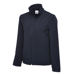 Uneek UC612 Classic Full Zip Soft Shell Jacket Navy Medium