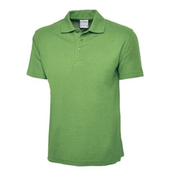 Uneek UC114 Mens Ultra Cotton Poloshirt Lime Large