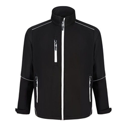 Orn 4283 Fireback Softshell Jacket Black/Black XL 