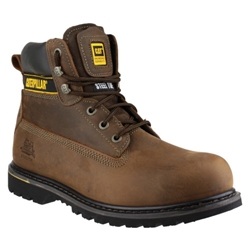 Caterpillar Holton SB E FO HRO SRC Safety Boots Brown [Size UK 13/ EU 47]
