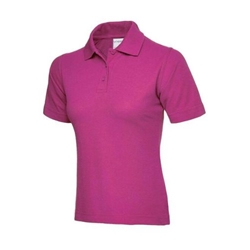 Uneek UC710 Mens Poplin Half Sleeve Shirt Pink 17.5