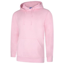 Uneek UC509 Deluxe Hooded Sweatshirt Pink 3XL