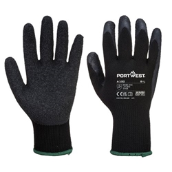 Portwest Grip Glove Latex L Blk (Pack of 12)