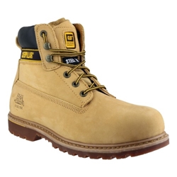 Caterpillar Holton SB E FO HRO SRC Safety Boots Honey [Size UK 13/ EU 47]