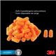 3M Disposable Earplugs 1100 Soft Foam Orange (Pack of 50) 1100-50