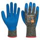 Portwest Aramid HR Cut Latex Glove XL Blk/Bl (Pack of 12)