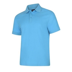 Uneek UC108 Deluxe Poloshirt Sky Large