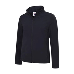 Uneek UC613 Ladies Classic Full Zip Soft Shell Jacket Navy XL