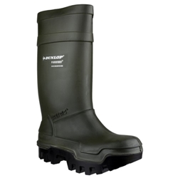 Dunlop Purofort Thermo+ Steel Toe Cap Safety Wellington Boot Green C662933 [Size UK 4/ EU 37]