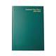 Academic Diary Day Per Page A4 Green 2025-26 KF1A4AGN25