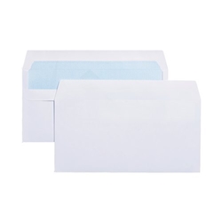 5 Star DL Envelopes Self Seal 90gsm White (Pack of 1000) 88469