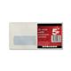 5 Star DL Envelopes Window Peel and Seal 80gsm White (Pack of 25) FS600388