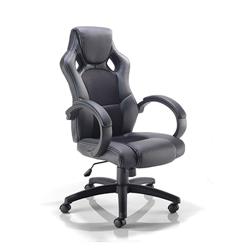 Arista Black Bolt Leather-Look Racing Chair Ref KF73591