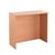 Essentials Sumo Modular Mailroom Triple Counter Top Storage Unit Beech